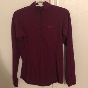 Arcteryx Women Pink Workout Sweater